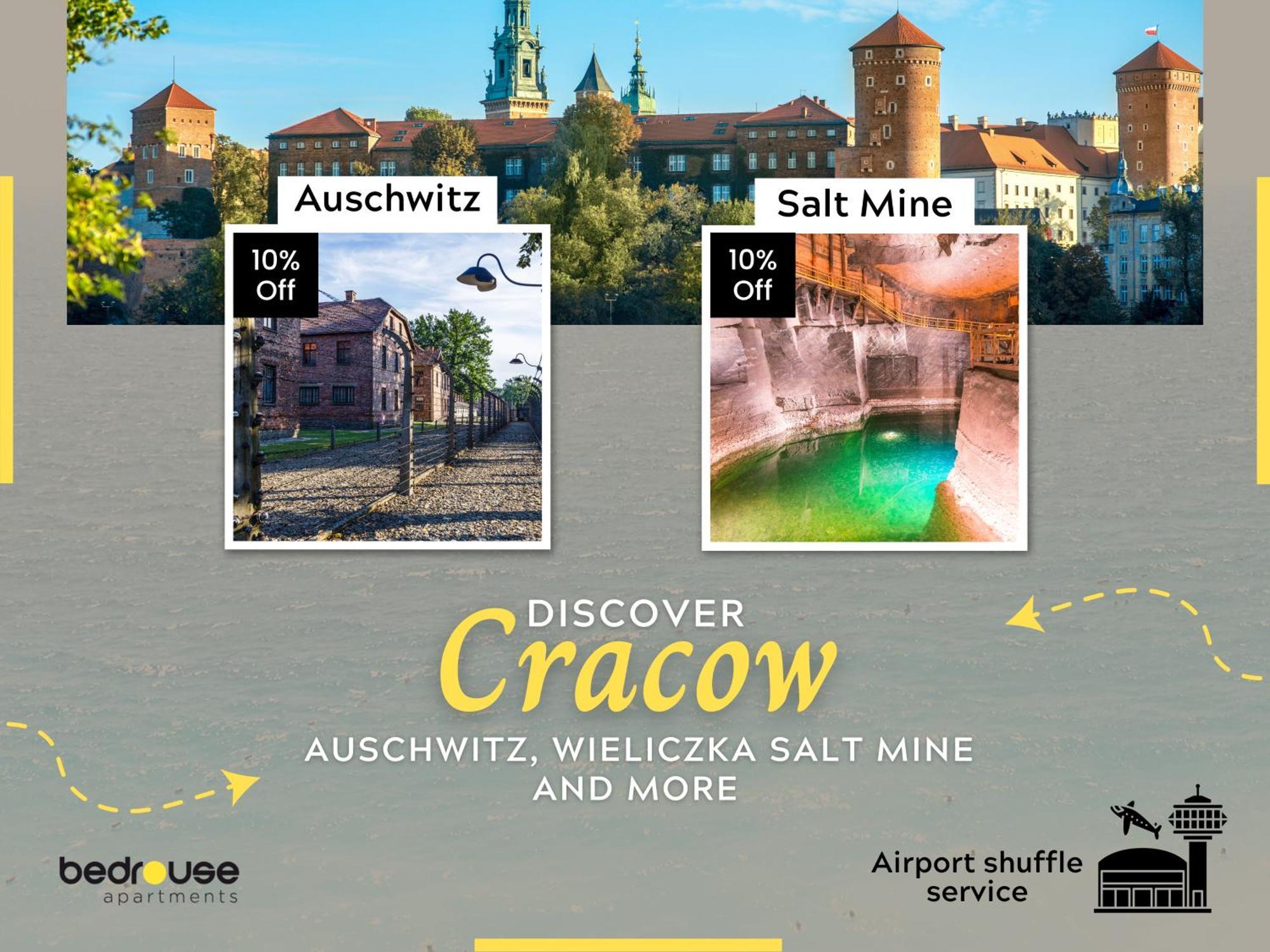 Large 75 M2 Apartment For 6 Guests Next To Wawel Castle 克拉科夫 外观 照片